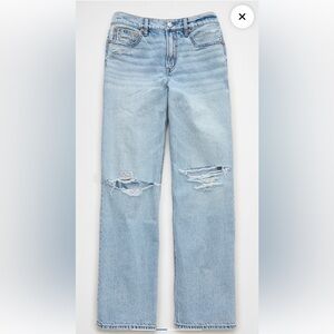 American Eagle Ripped High-Waisted Stovepipe Jean